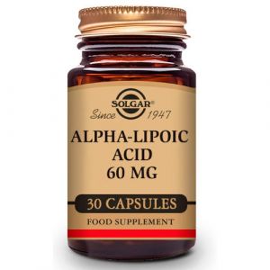 Ácido Alfa Lipoico 30 cápsulas vegetales de Solgar