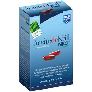 Aceite de Krill NKO 80 cápsulas de 100% Natural