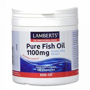 Aceite de Pescado Puro 1100 mg de Lamberts (120 cápsulas)