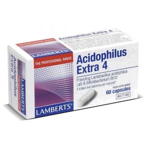 Acidophilus Extra 4 de Lamberts (60 cápsulas)