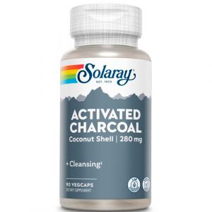 Activated Charcoal (Carbón Activado) Solaray - 90 cápsulas