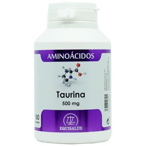 Taurina 500 mg de Equisalud (180 cápsulas)