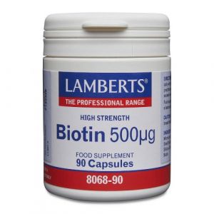 Biotina 500 mcg de Lamberts