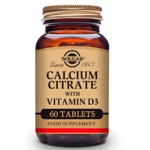 Citrato de Calcio con Vitamina D3 60 comrpimidos de Solgar
