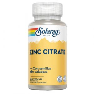 Citrato de Zinc 50 mg de Solaray