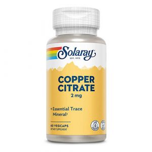 Cobre Citrato 2 mg de Solaray