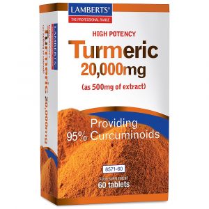 Cúrcuma 20.000 mg Lamberts (60 comprimidos)