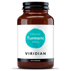 Cúrcuma orgánica 400 mg Viridian - 90 cápsulas
