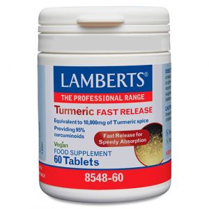Cúrcuma de Liberación Rápida de Lamberts (60 comprimidos)