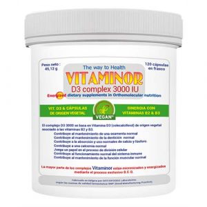 Vitamina D3 Complex 3000 UI Vitaminor