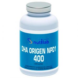 DHA Origen NPD1 400 de Nutilab - 240 perlas