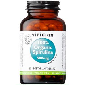 Espirulina Orgánica 500 mg Viridian