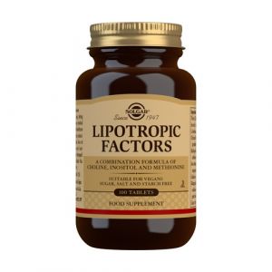 Factores lipotropicos 100 comprimidos de Solgar