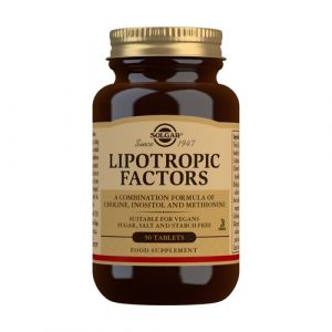 Factores lipotrópicos 50 comprimidos de Solgar