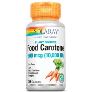 Food Carotene 500 mcg Solaray