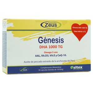 Génesis DHA 1000 TG de Suplementos Zeus (30 cápsulas)
