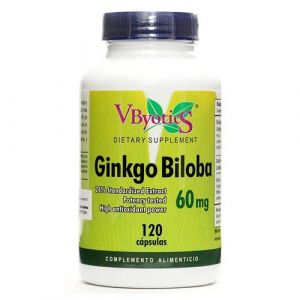 Ginkgo Biloba 60 mg VByotics - 120 cápsulas