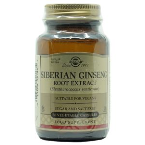 Ginseng Siberiano Extracto 60 cápsulas de Solgar