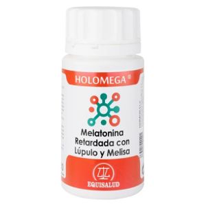 Holomega Melatonina Retardada con Lúpulo y Melisa de Equisalud