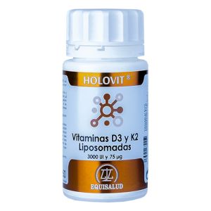 Holovit Vitaminas D3 y K2 Liposomadas de Equisalud