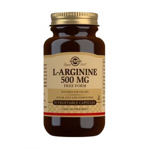 L-Arginina 500 mg 50 cápsulas de Solgar
