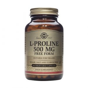 L-Prolina 500 mg 100 cápsulas de Solgar