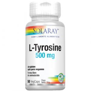 L-Tirosina 500 mg de Solaray