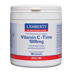 Vitamina C 1000 mg Liberación Sostenida de Lamberts - 180 comprimidos