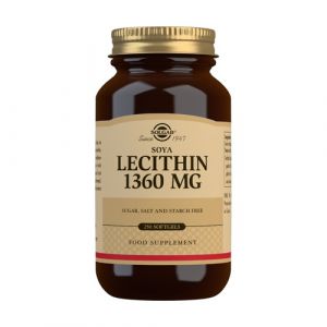 Lecitina de Soja 1360 mg 250 cápsulas de Solgar