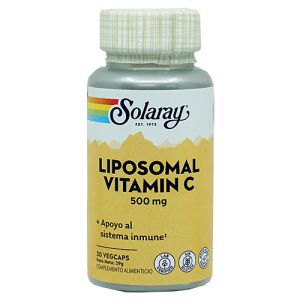 Liposomal Vitamina C 500 mg Solaray - 30 cápsulas