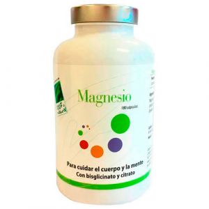 Magnesio 180 cápsulas de 100% Natural