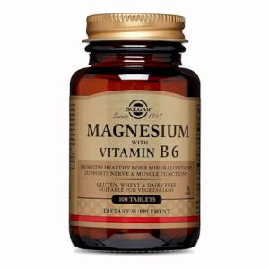 Magnesio con VItamina B6 de Solgar - 100 comprimidos