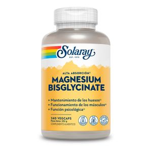 Magnesium Bisglycinate Solaray (240 cápsulas vegetales) Magnesium Bisglycinate Solaray (240 cápsulas vegetales)