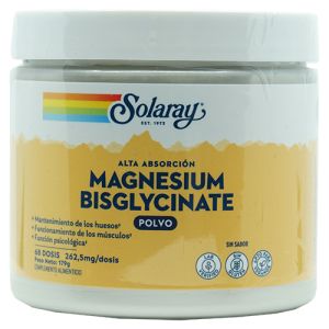 Magnesium Bisglycinate en polvo de Solaray