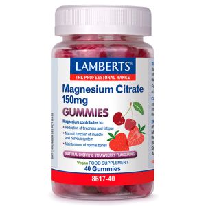 Magnesio Citrato 150 mg Gummies de Lamberts
