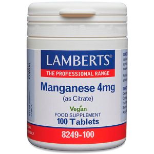 Manganeso 4 mg de Lamberts