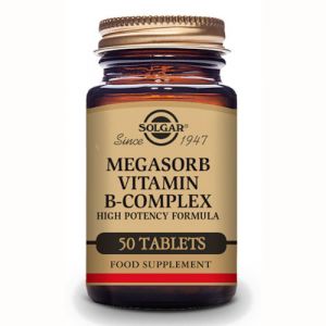 Megasorb Vitamina B-Complex de Solgar (50 comprimidos)