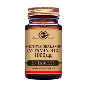 Metilcobalamina (Vitamina B12) 1000 mcg de Solgar