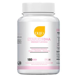 Natural DHA Embarazo y Lactancia de Puro Omega (180 perlas)