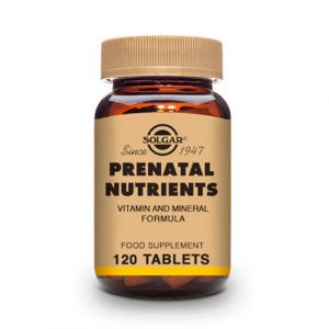 Nutrientes Prenatales de Solgar - 120 comprimidos
