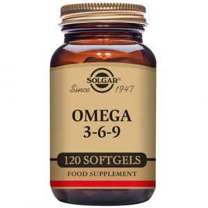Omega 3-6-9 de Solgar (120 cápsulas)