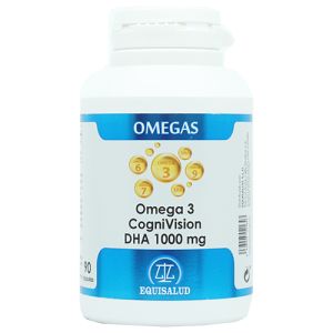 Cognivisión Omega 3 DHA 1000 mg de Equisalud (90 perlas)