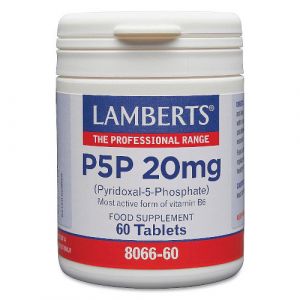 P5P 20 mg (Piridoxal 5 Fosfato) de Lamberts