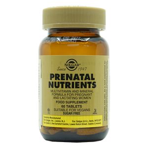 Nutrientes Prenatales de Solgar - 60 comprimidos