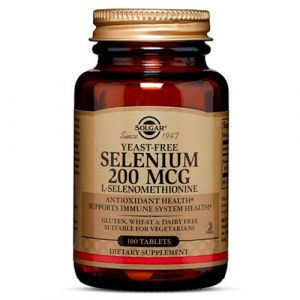 Selenio sin Levadura 200 mcg de Solgar - 100 comprimidos