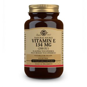 Vitamina E 200 UI (134 mg) de Solgar - 50 cápsulas vegetales