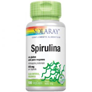 Spirulina (Espirulina) de Solaray