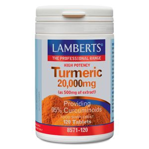 Cúrcuma 20.000 mg Lamberts (120 comprimidos)