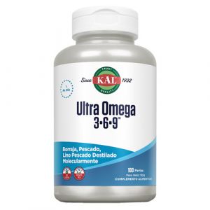 Ultra Omega 3-6-9 de KAL - 100 cápsulas