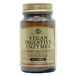 Vegan Enzimas Digestivas de Solgar (50 comprimidos)